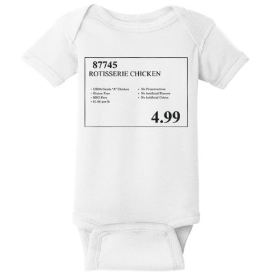 Rotisserie Chicken Baby Bodysuit