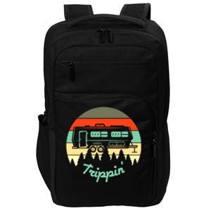 Rv Camper Road Trip Travel Trippin' Cool Gift Impact Tech Backpack