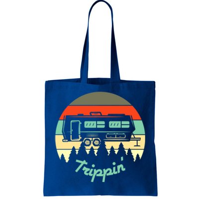 Rv Camper Road Trip Travel Trippin' Cool Gift Tote Bag