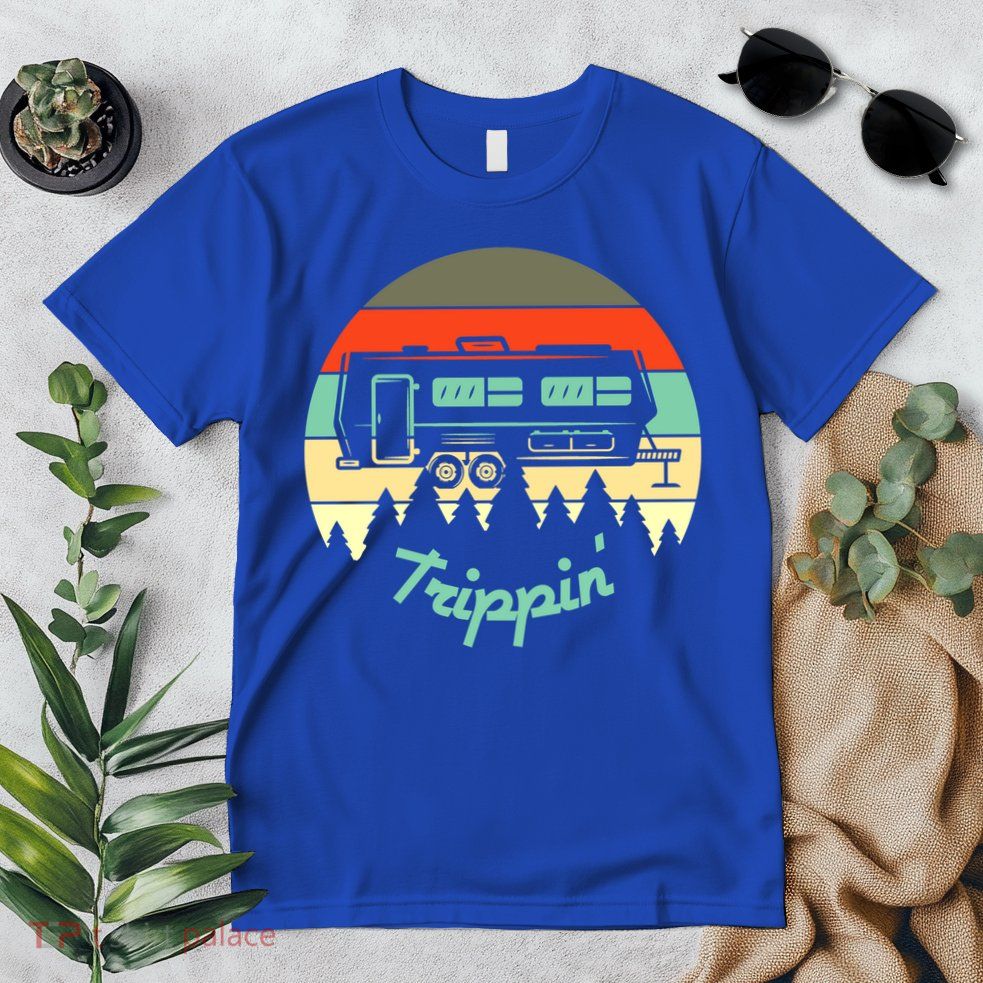 Rv Camper Road Trip Travel Trippin' Cool Gift Premium T-Shirt