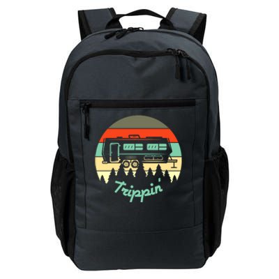 Rv Camper Road Trip Travel Trippin' Cool Gift Daily Commute Backpack