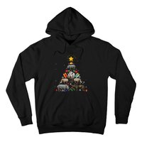 Rhino Christmas Rhinoceros Tree Hoodie