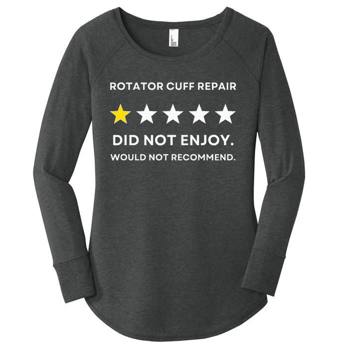 Rotator Cuff Repair Would Not Recommend Get Well Recovery Women's Perfect Tri Tunic Long Sleeve Shirt