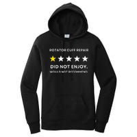 Rotator Cuff Repair Would Not Recommend Get Well Recovery Women's Pullover Hoodie