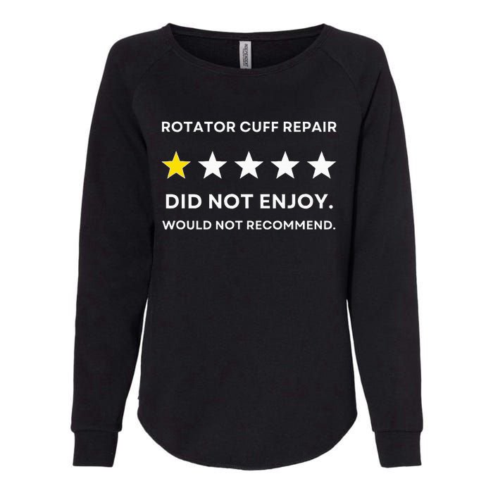 Rotator Cuff Repair Would Not Recommend Get Well Recovery Womens California Wash Sweatshirt