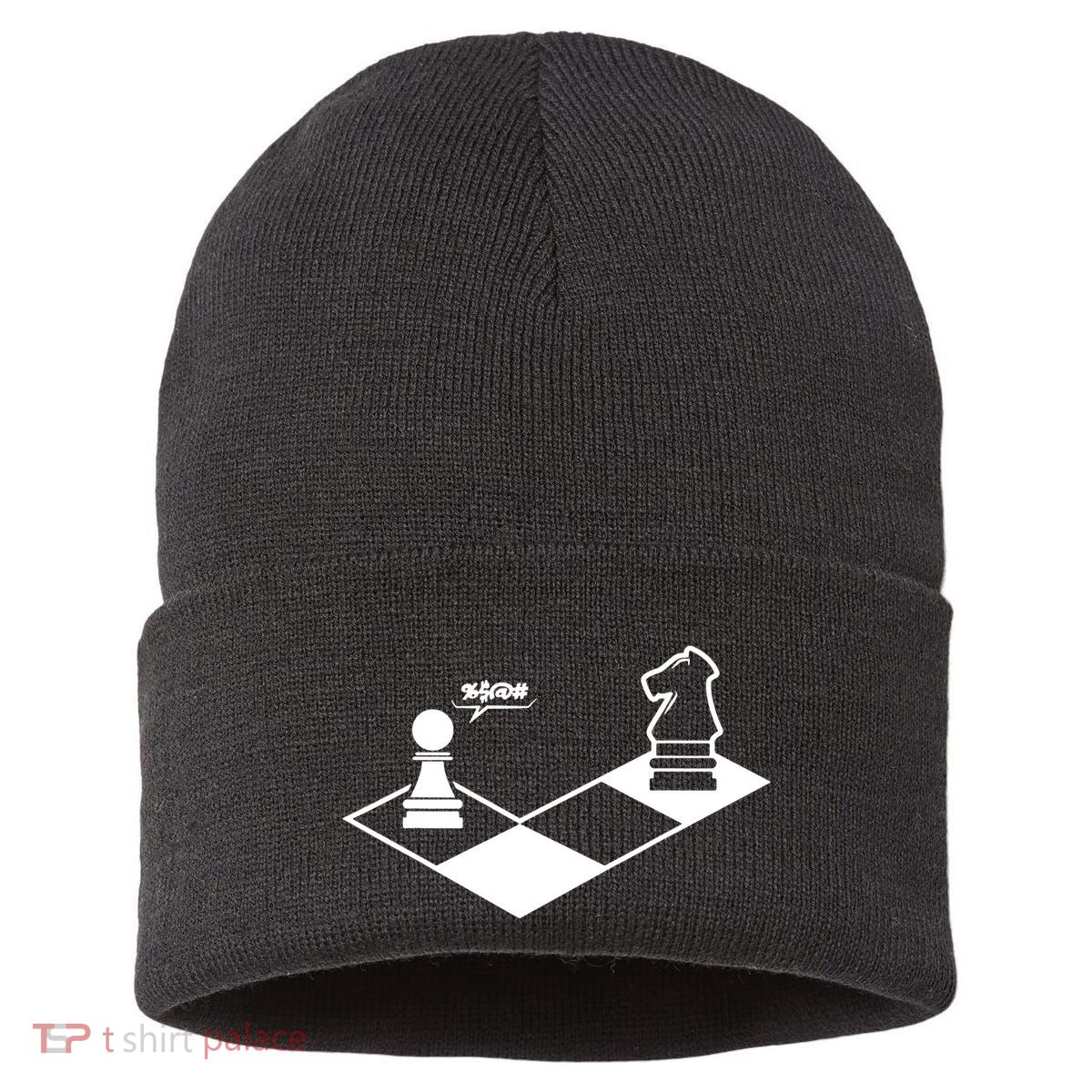 Retro Chess Sustainable Knit Beanie