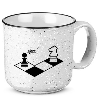 Retro Chess 15oz Campfire Ceramic Mug