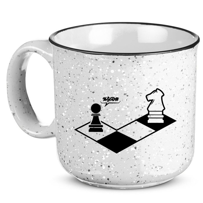 Retro Chess 15oz Campfire Ceramic Mug