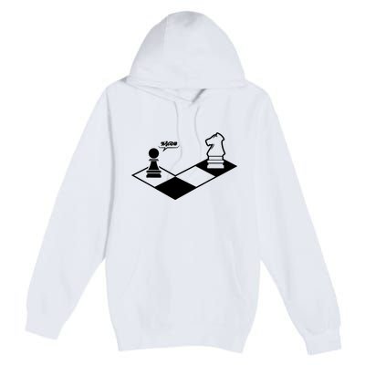 Retro Chess Premium Pullover Hoodie