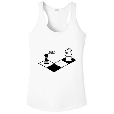 Retro Chess Ladies PosiCharge Competitor Racerback Tank