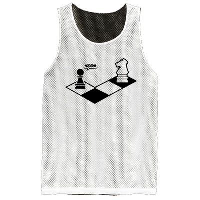 Retro Chess Mesh Reversible Basketball Jersey Tank