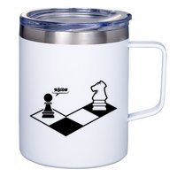 Retro Chess 12oz Stainless Steel Coffee Mug