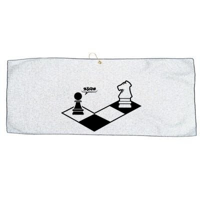 Retro Chess Large Microfiber Waffle Golf Towel