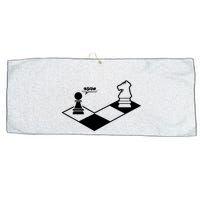 Retro Chess Large Microfiber Waffle Golf Towel