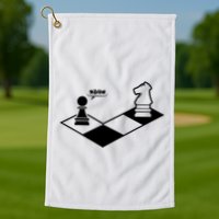 Retro Chess Golf Towel