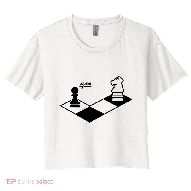 Retro Chess Crop Top