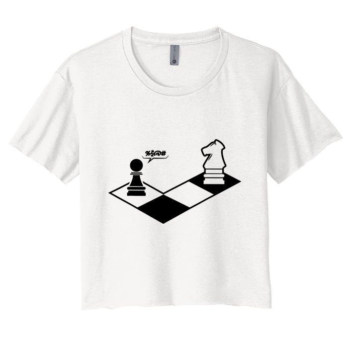 Retro Chess Crop Top