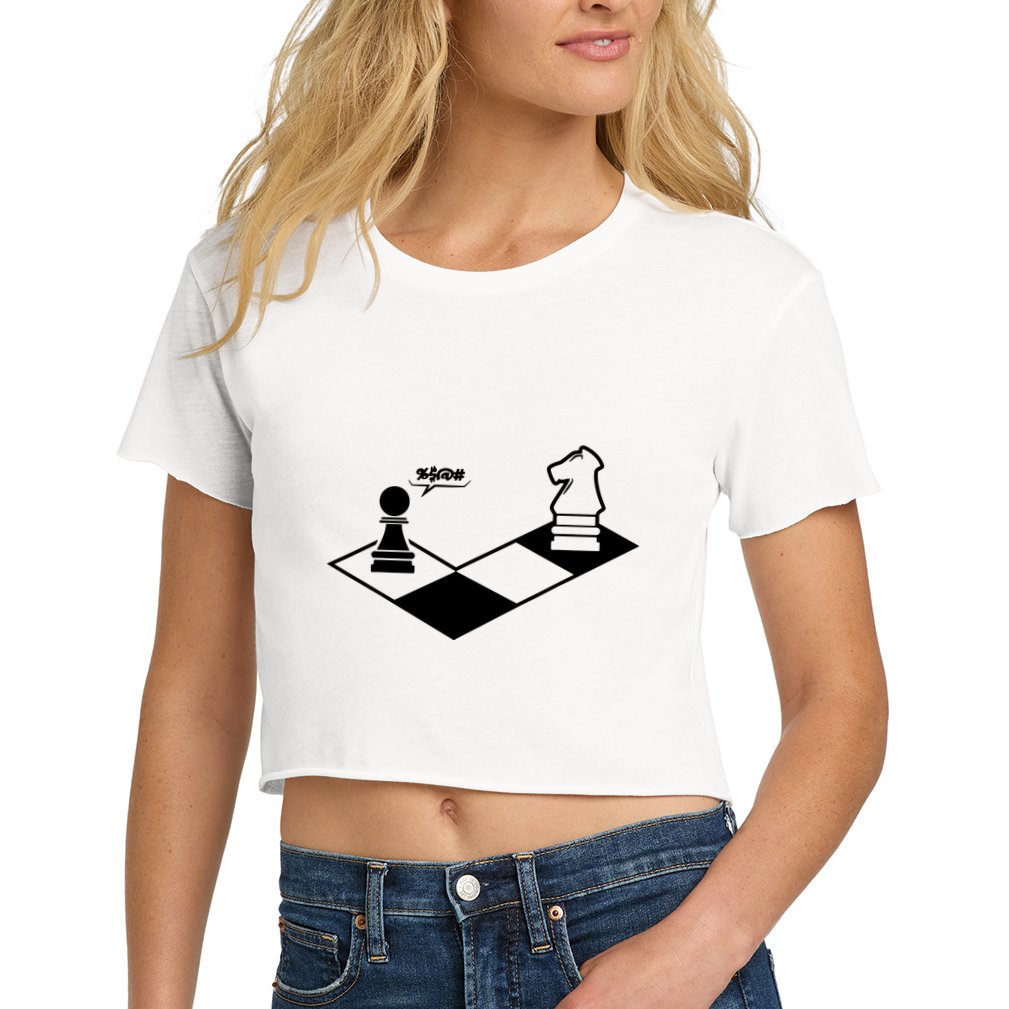 Retro Chess Crop Top