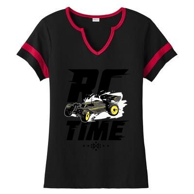 RC Car Racing Gift For An RC Racer Ladies Halftime Notch Neck Tee