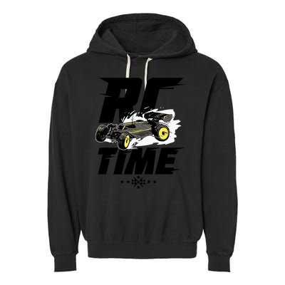 RC Car Racing Gift For An RC Racer Garment-Dyed Fleece Hoodie
