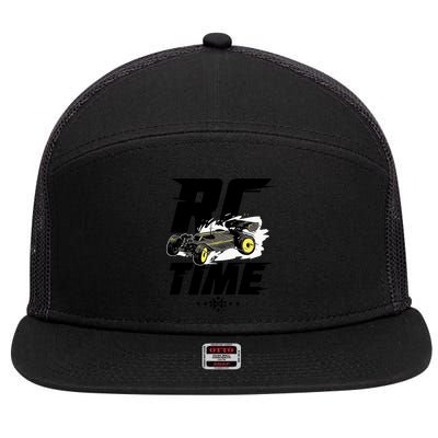RC Car Racing Gift For An RC Racer 7 Panel Mesh Trucker Snapback Hat