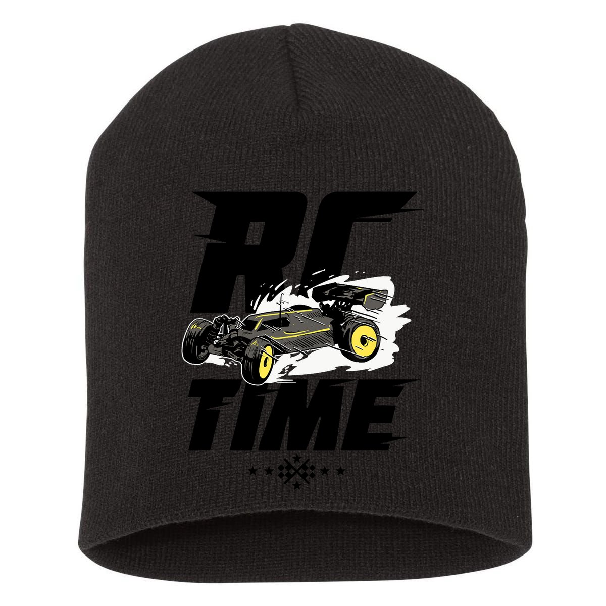 RC Car Racing Gift For An RC Racer Short Acrylic Beanie