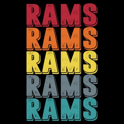 Rams Colorful T-Shirt