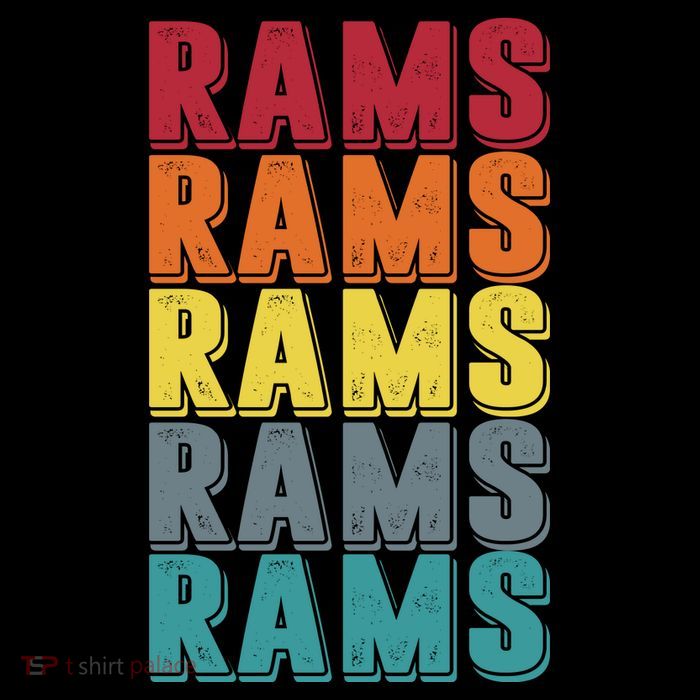 Rams Colorful Tall T-Shirt