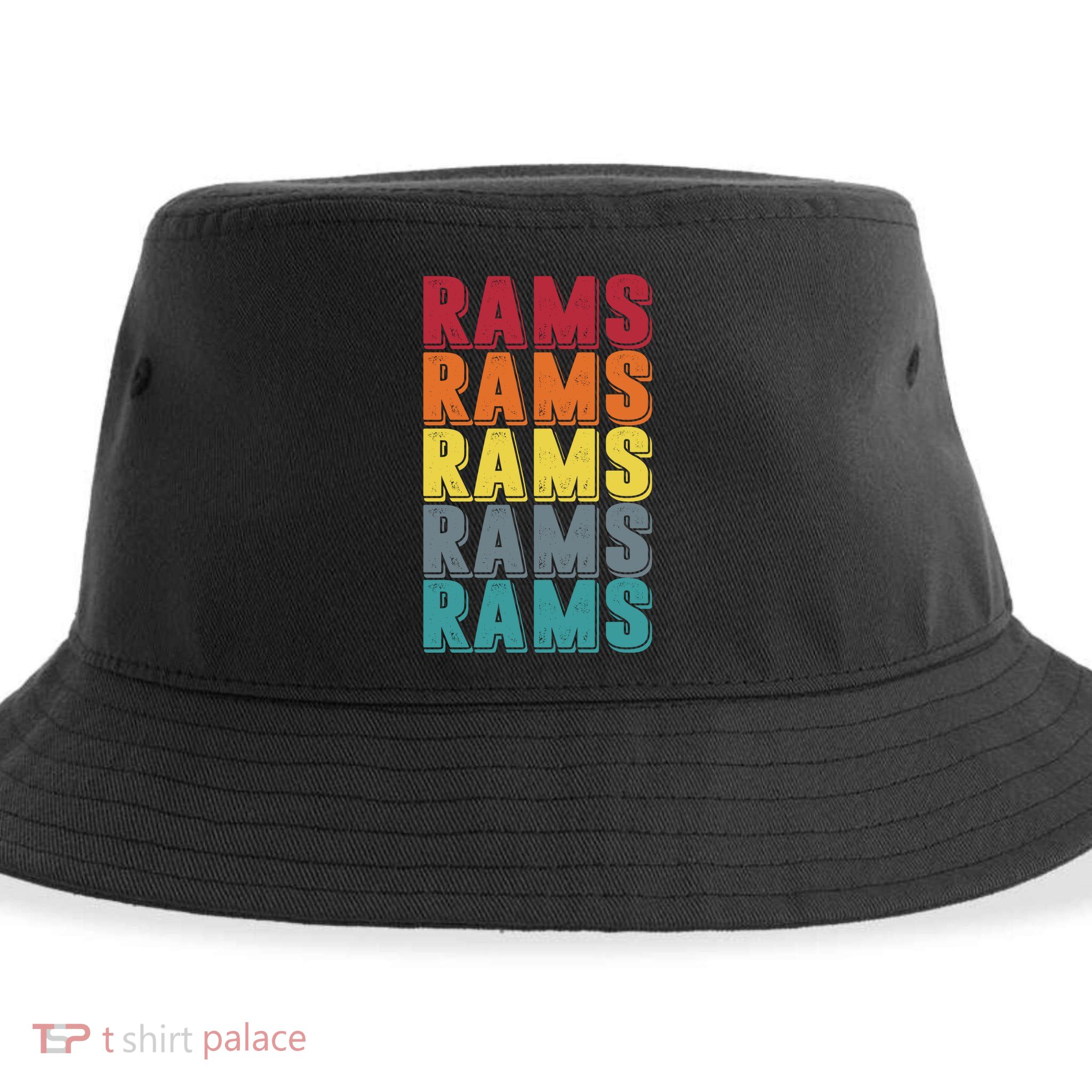 Rams Colorful Sustainable Bucket Hat