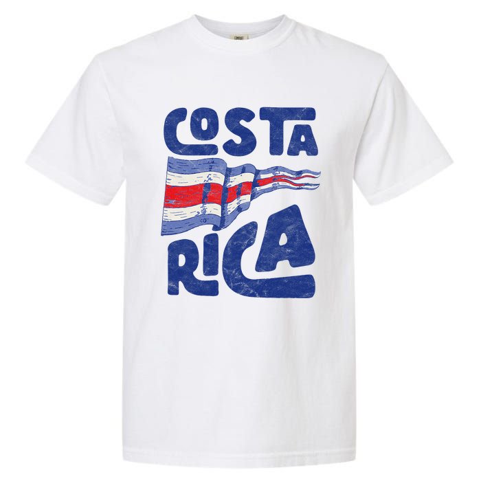 Retro Costa Rican Flag Tico Pride Vintage Garment-Dyed Heavyweight T-Shirt