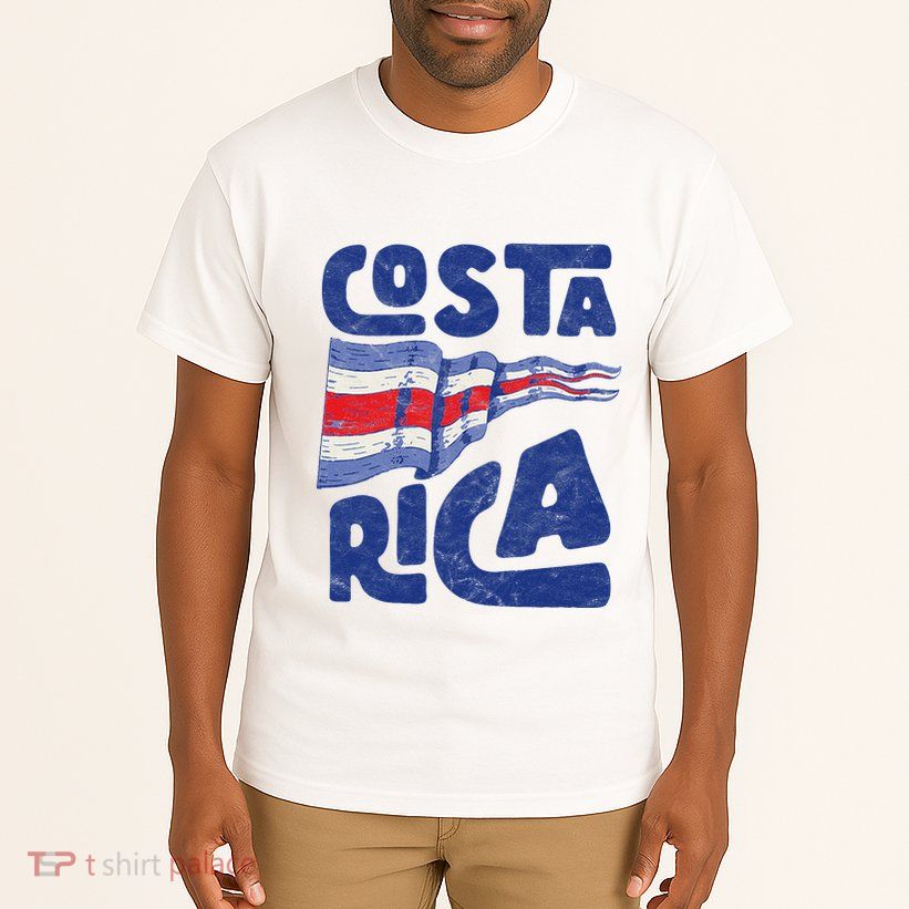 Retro Costa Rican Flag Tico Pride Vintage Tall T-Shirt