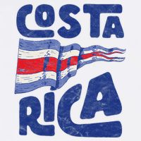 Retro Costa Rican Flag Tico Pride Vintage Beanie