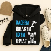 Rc Car Remote Control Racing Hoodie