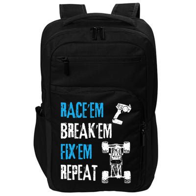 Rc Car Remote Control Racing Impact Tech Backpack