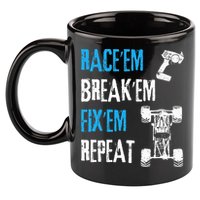Rc Car Remote Control Racing 11oz C Handle Ceramic Mug