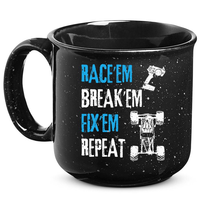 Rc Car Remote Control Racing 15oz Campfire Ceramic Mug