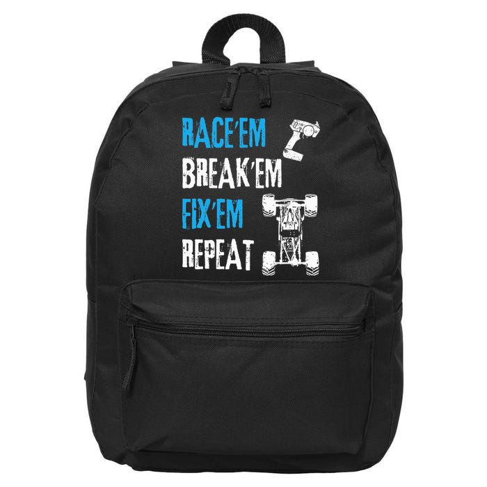 Rc Car Remote Control Racing 16 in Basic Backpack