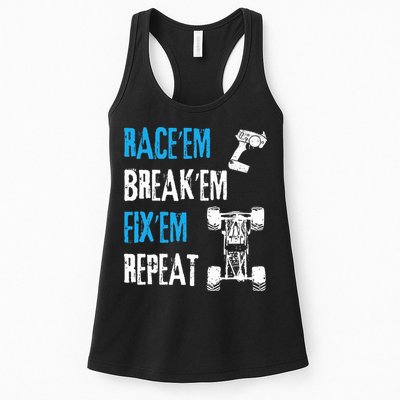 Rc Car Remote Control Racing Womens Tank Top