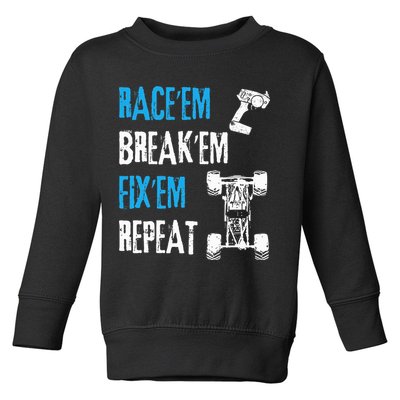 Rc Car Remote Control Racing Toddler Sweatshirt