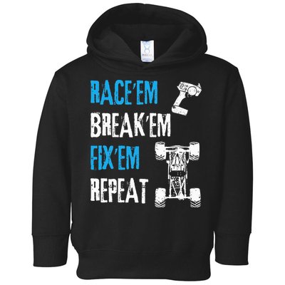 Rc Car Remote Control Racing Toddler Hoodie