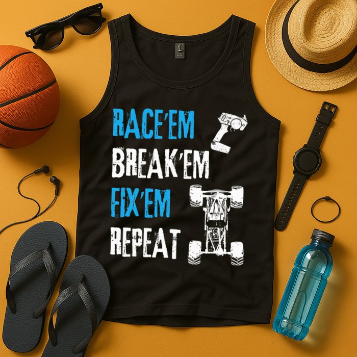 Rc Car Remote Control Racing Tank Top
