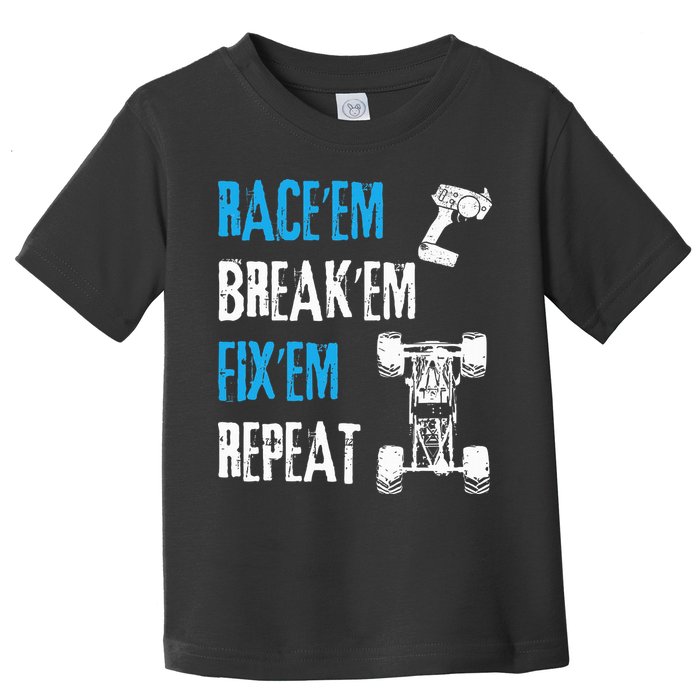 Rc Car Remote Control Racing Toddler T-Shirt