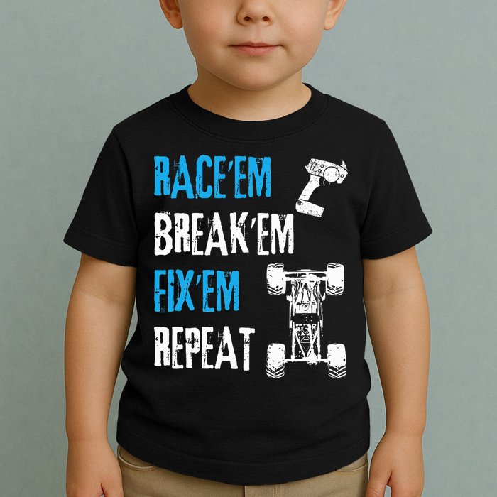 Rc Car Remote Control Racing Toddler T-Shirt