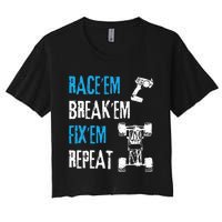 Rc Car Remote Control Racing Women's Crop Top Tee