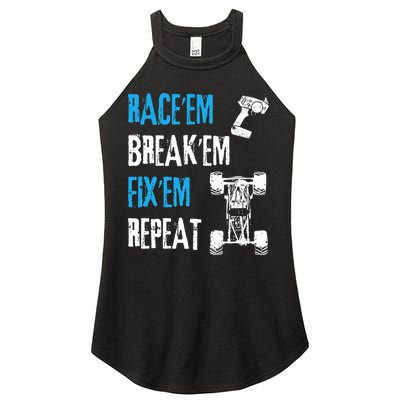 Rc Car Remote Control Racing Women's Perfect Tri Rocker Tank