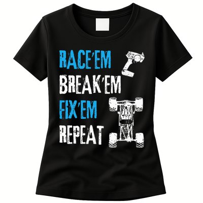 Rc Car Remote Control Racing Womens T-Shirt