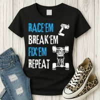 Rc Car Remote Control Racing Womens T-Shirt