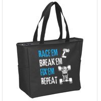 Rc Car Remote Control Racing Zip Tote Bag