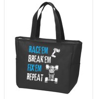 Rc Car Remote Control Racing Zip Tote Bag