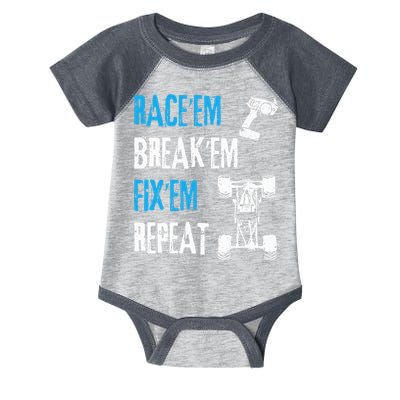 Rc Car Remote Control Racing Infant Baby Jersey Bodysuit